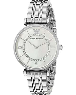 Emporio Armani (1908) Woman's Silver Stainless Steel Watch