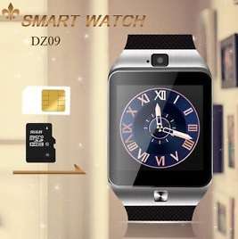 DZ09 Silver Smart GSM Mobile Phone Wrist Watch