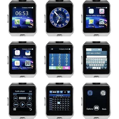 DZ09 Smart GSM Mobile Phone Watch - Buy 5, get 1 extra FREE !!   4 Colors Available