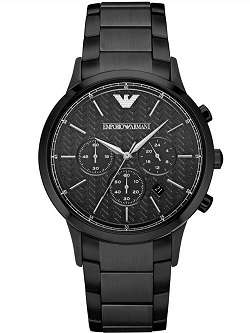 Emporio Armani (2485) Men's Black Stainless Steel Watch