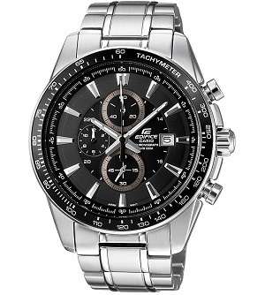 Casio Edifice Men's Silver Stainless Steel Quartz Watch - Late Entry