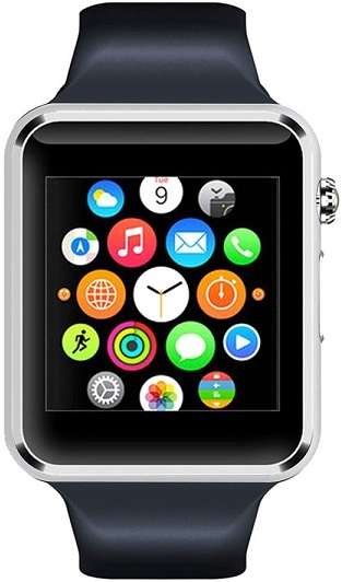 A1 Black Touch Screen Bluetooth Smart Watch
