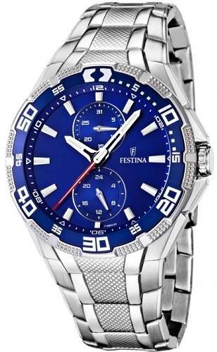 Festina Men's Silver Stainless-Steel Analog Quartz Watch - Tour de France Limited Edition.