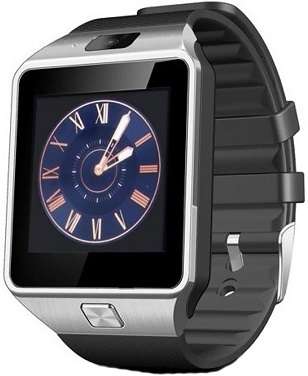 DZ09 Smart GSM Phone Watch, Camera, Sim / Memory Card Slot | Silver