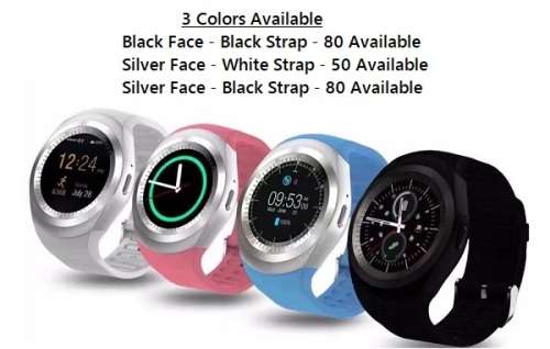 Y1 Smart GSM Phone Watch, Sim/SD Card - 2 Colors Available - Local Stock