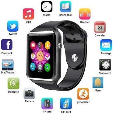 A1 Smart Watch | Silver Face I Buy 5, get 1 FREE.