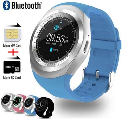 Y1 Smart GSM Phone Watch, Sim/SD Card - 2 Colors Available - Local Stock