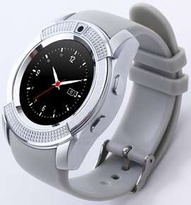 V8 Proffesional Smart Watch - Light Grey