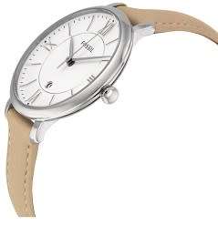 Fossil Jacqueline White Dial Ladies Leather Watch