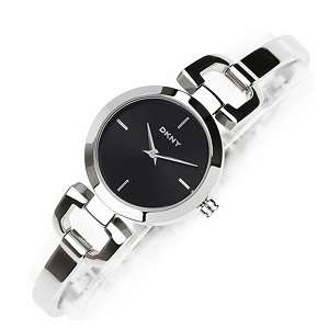 DKNY Black Dial Stainless Steel Bracelet Ladies Watch