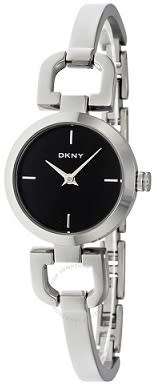 DKNY Black Dial Stainless Steel Bracelet Ladies Watch