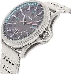 Diesel Men's Rollcage Silver Stainless-Steel Quartz Watch