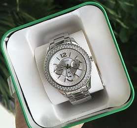 Fossil Stella Woman's Silver Dial Stainless Steel Watch