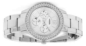 Fossil Stella Woman's Silver Dial Stainless Steel Watch