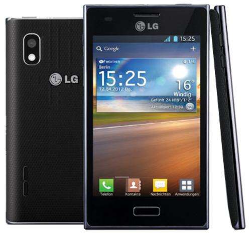 ## Brand New ## Black LG Optimus L5 - Andriod - WiFi, Bluetooth, 4.0" Smartphone  - Unlocked