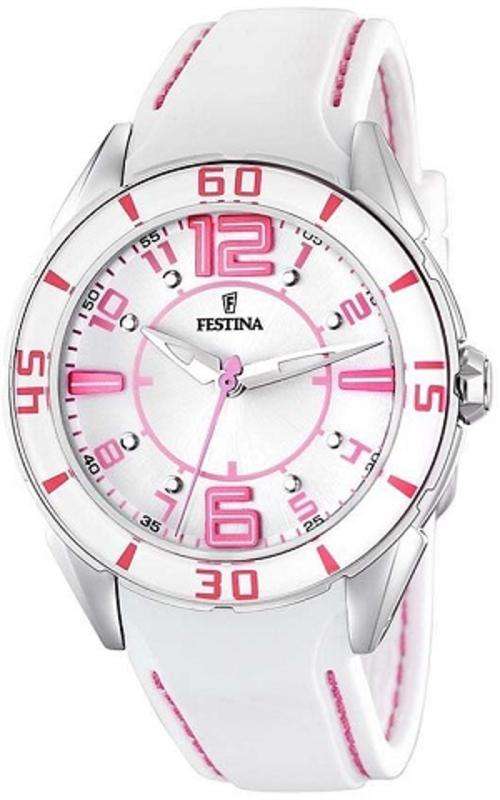 ## NEW ARRIVAL ##  BRAND NEW - FESTINA Unisex White Rubber Watch - Stunning