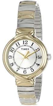 ## BRAND NEW ## - TIMEX Ladies Two-Tone Stainless-Steel Analog Quartz Watch with Silver Dial Watch L