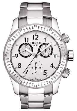 ## NEW ARRIVAL ##  BRAND NEW - TISSOT Mens V8 Stainless-Steel Swiss Chronograph Watch