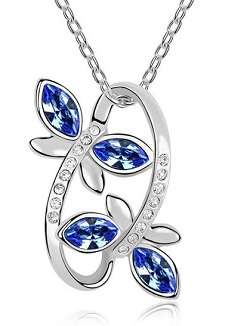 18K GOLD PLATED DRAGONFLY NECKLACE PENDANT MADE WITH SWAROVSKI ELEMENTS