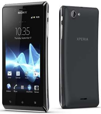 ## BRAND NEW ## Black Sony Xperia J Andriod Smartphone, Wi-Fi, Bluetooth - Unlocked