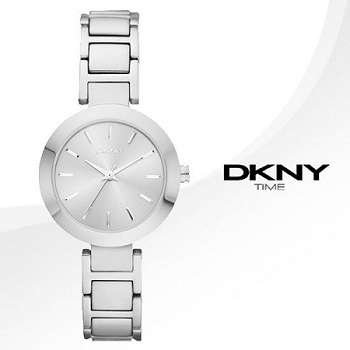 ## BRAND NEW ##  DKNY Women's Silver Stainless Steel Watch - Very Stylish !!