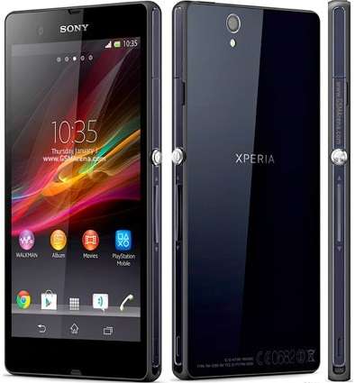 Black Sony Xperia Z Smartphone, Andriod 4.3, Quad Core, Wi-Fi, Bluetooth - Unlocked