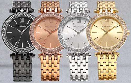 Women s Watches TAYLOR COLE Womans Stainless Steel Bracelet Strap Watches 3 Colors Great Christmas Gift was sold for 499.00 on 31 Oct at 06 24 by Time Zone in Port Elizabeth ID 206885511