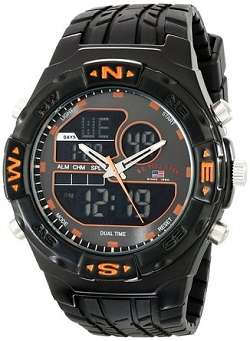 US Polo Assn.Men's Sports Digital Multi-Function Watch - Great Christmas Gift !!