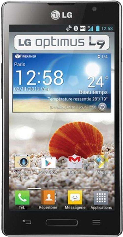 LG Optimus L9 Smartphone 4.7", Dual Core, Wi-Fi, Bluetooth - Black - Unlocked