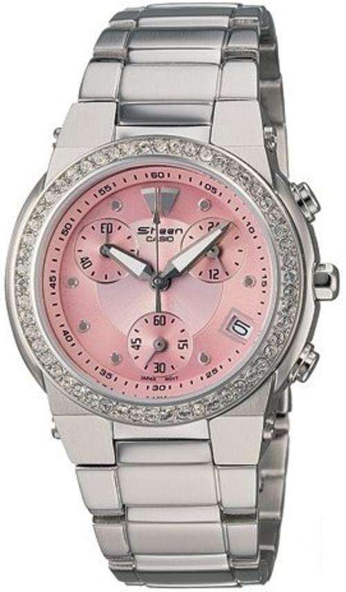 Casio Sheen Woman's Silver Stainless Steel Watch