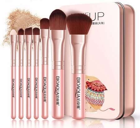 Women's Facial Makeup 7 Piece Brush Set
