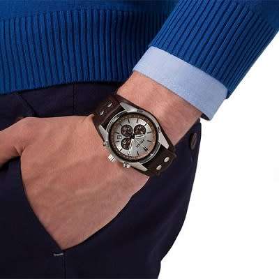 FOSSIL Coachman Chronograph Cuff Leather Men's Watch - 3 Colors - LOCAL STOCK - BRAND NEW