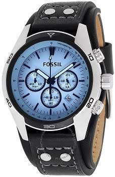 FOSSIL Coachman Chronograph Cuff Leather Men's Watch - 3 Colors - LOCAL STOCK - BRAND NEW