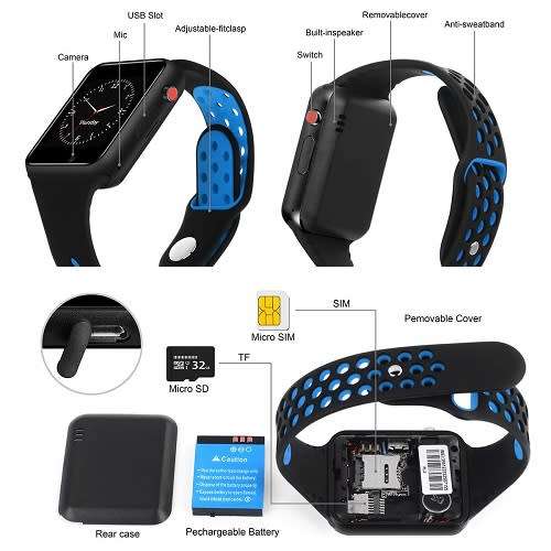 M3 Smart Watch Phone for Android and iOS - Support SIM + SD Card I 3 Colors I BRAND NEW