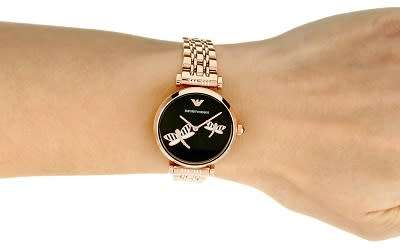 Emporio Armani Woman's Rose-Gold Tone Stainless Steel Watch - LAST ONE !!