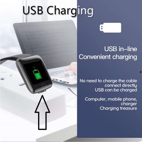 D13 Professional Fitness Bracelet I Heart Rate, Blood Pressure, Blood Oxygen, Calories - 5 Colors