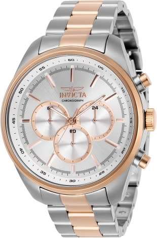 INVICTA Men`s Chronograph Two Tone Stainless Steel Watch - Brand New !!