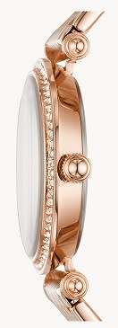 FOSSIL Lyric Women`s Rose Gold Stainless Steel Watch - BRAND NEW AND AUTHENTIC !!