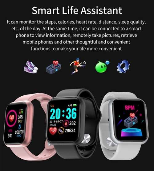 D20 Bluetooth Fitness Bracelets - ALL BIDDERS WIN !! WIN 4 BIDS and GET 1 FREE BRACELET !!