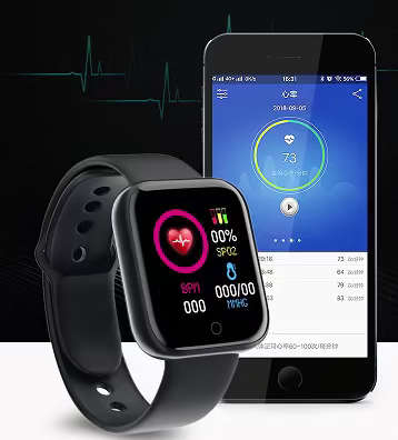 Bluetooth Fitness Bracelet - Heart Rate,Blood Pressure,Pedometer - BUY 4 GET 1 FREE !!