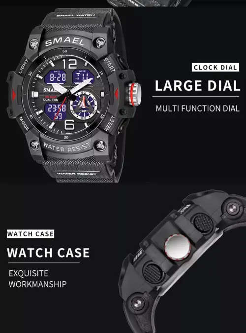 SMAEL 8007 Men`s Multi Function Sports Outdoor Waterproof LED Wristwatch