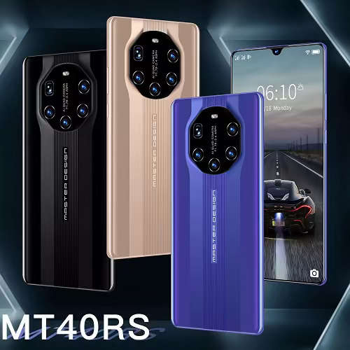 MT40RS Smart Phone 6.8 Inch, Android 10, 8G/512G, 13MP, Dual Sim - FREE Phone Cover + Earphones !!