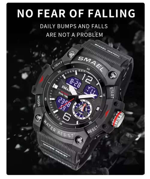 SMAEL 8007 Men`s Multi Function Sports Outdoor Waterproof LED Wristwatch