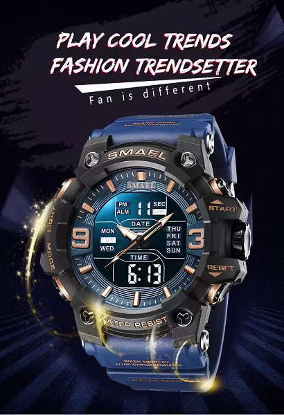 SMAEL 8049 Men`s Multi Function Sports LED Wristwatch - 4 Colors Available