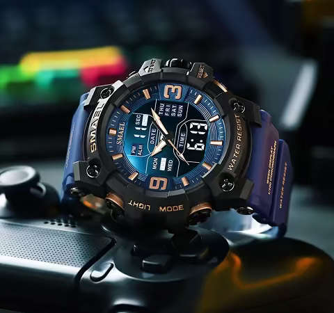 SMAEL 8049 Men`s Multi Function Sports LED Wristwatch - 4 Colors Available