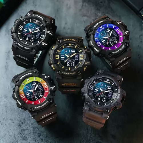 SMAEL 8049 Men`s Multi Function Sports LED Wristwatch - 4 Colors Available
