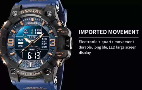 SMAEL 8049 Men`s Multi Function Sports LED Wristwatch - 4 Colors Available