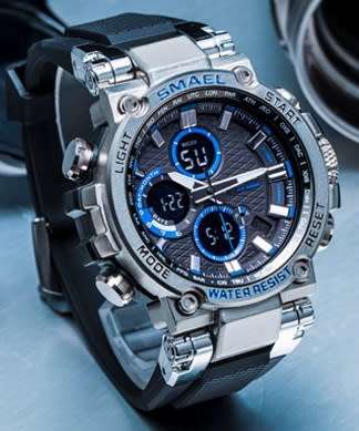 SMAEL 1803 Men`s Multi Function Sports LED Wristwatches - Farthers Day Special !!