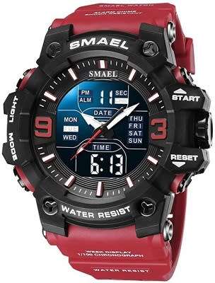 SMAEL 8049 Men`s Multi Function Sports LED Wristwatches : 4 Colors Available : Farthers Day Special