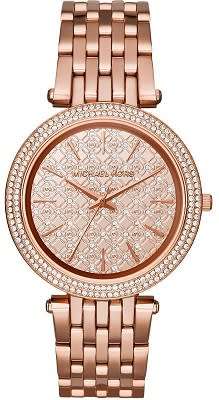 Michael Kors Ladies Darci Rosegold Stainless Steel Watch - Brand New